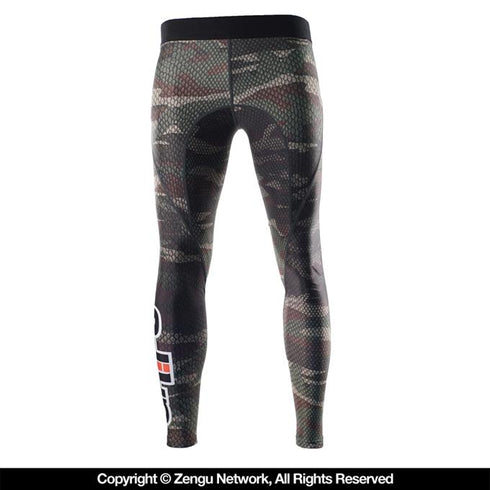 Grips Athletics-"Snake Camo" Grappling Tights-1